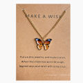 Collier d&#39;accessoires de pendentif papillon